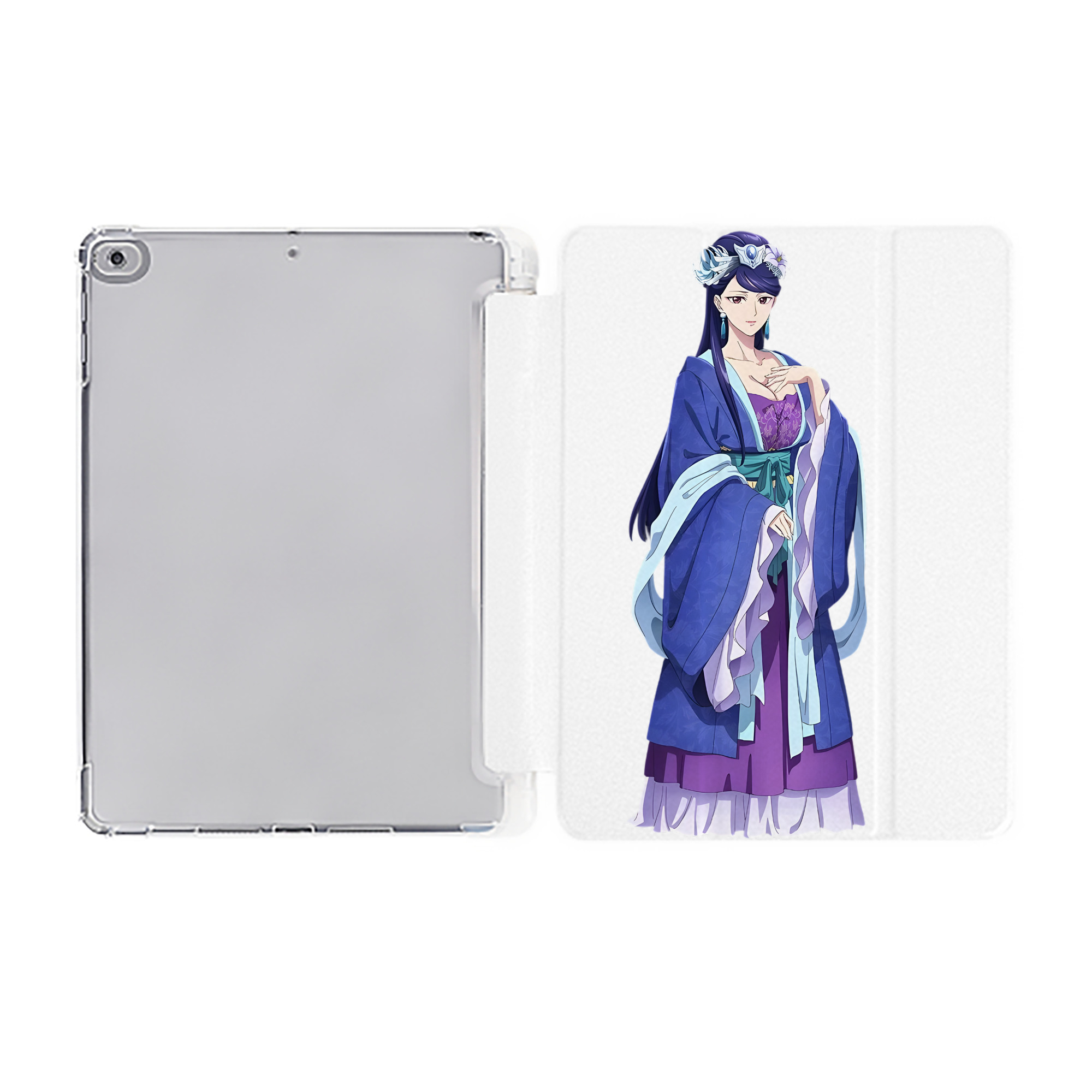 （画像用） 薬屋のひとりごと The Apothecary Diaries IPad ケース ペン収納付き 三つ折りスタンド PUレザー×シリコン 対応機種9.5/10.5/10.9インチ